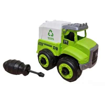 Dopravný prostriedok skrutkovací 14,5cm - smetiarske auto