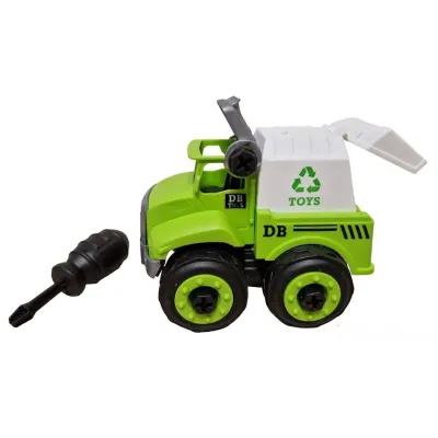 Dopravný prostriedok skrutkovací 14,5cm - smetiarske auto