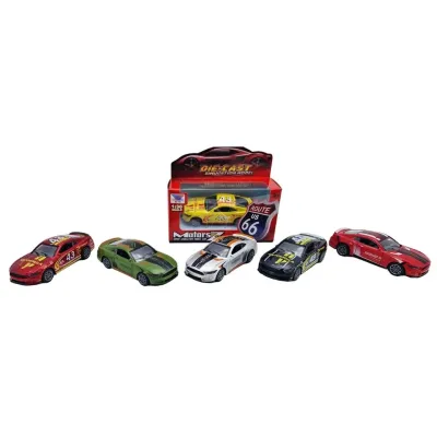 Ford Mustang auto kovové na spätné naťiahnutie 1:36 - červená