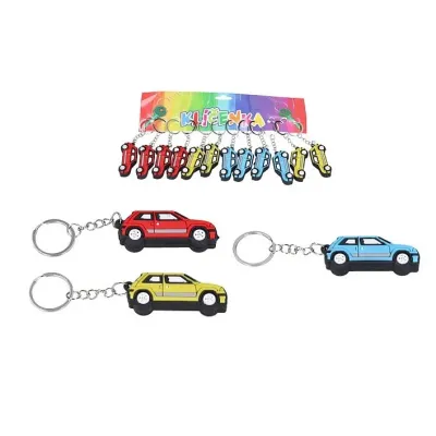 Kľúčenka auto - žltá