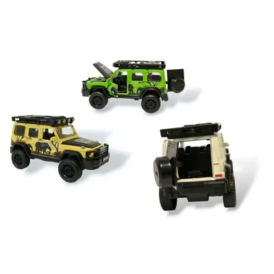 Off-Road kovové auto Safari 12cm - zelená