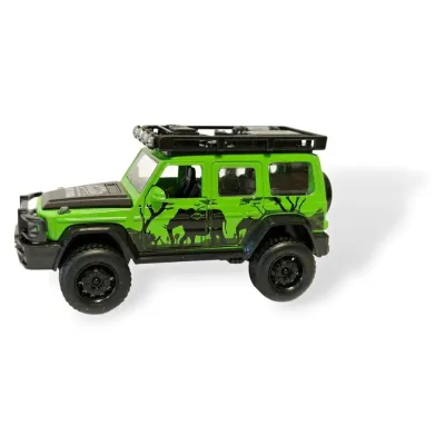 Off-Road kovové auto Safari 12cm - zelená