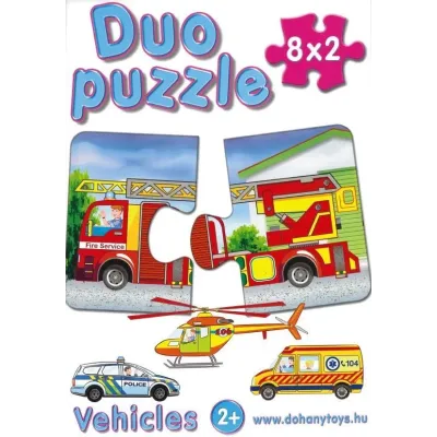 Puzzle duo mix 8x2ks - auto