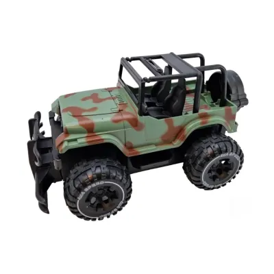 Terénne auto Jeep RC s efektmi 1:16 - zelená