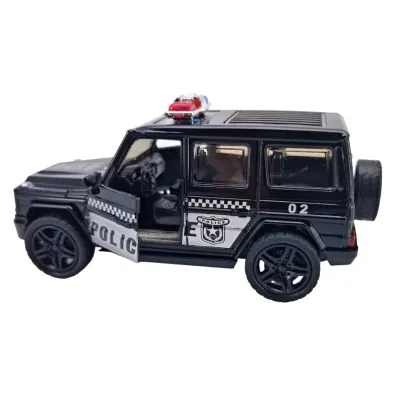 Terénne auto kovové 11cm  - hasičské auto