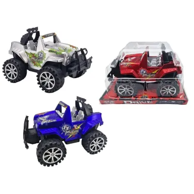 Terénne auto na zotrvačník 19cm - modrá