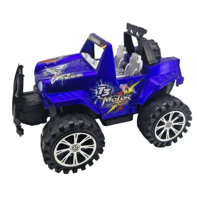 Terénne auto na zotrvačník 19cm - modrá