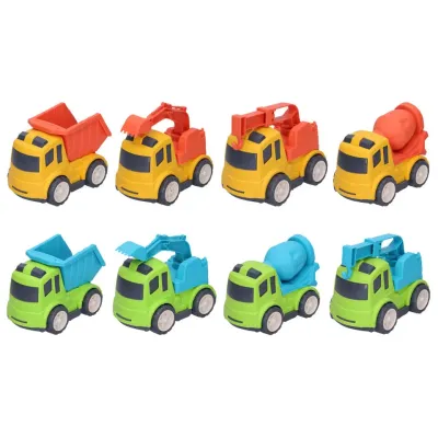 Auto bioplast stavebné stroje 17cm