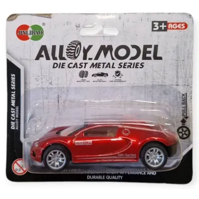 Auto športové kov na spätné naťiahnutie 8cm