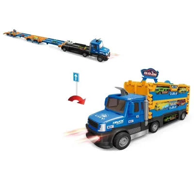 Auto ťahač s vystreľovacou dráhou 140cm 2v1