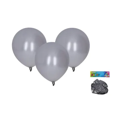 Balóny strieborné 30cm/10ks