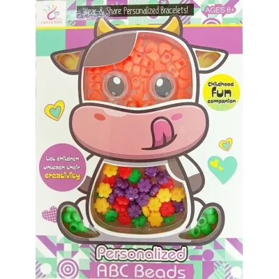 Korálky farebný set krava