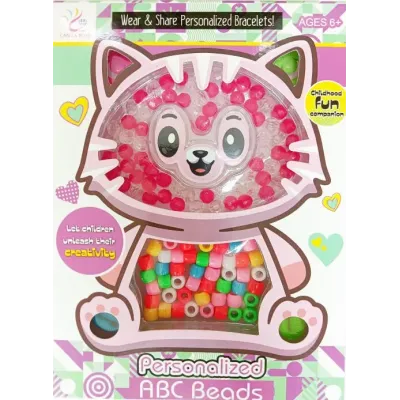 Korálky farebný set mačka