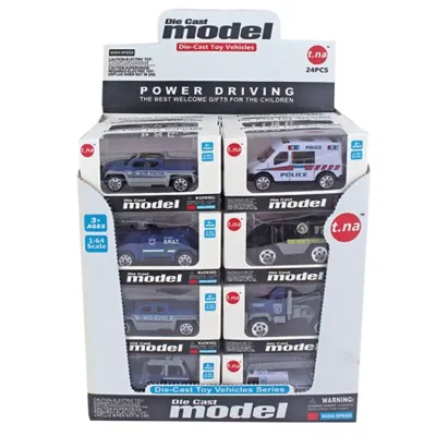 Policajné auto 7,5cm/1:64