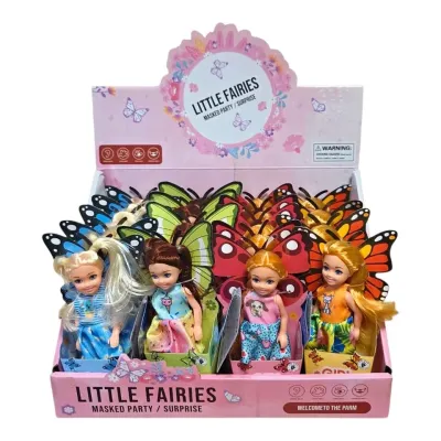 Bábika Fashion 15cm, 4druhy - žltá