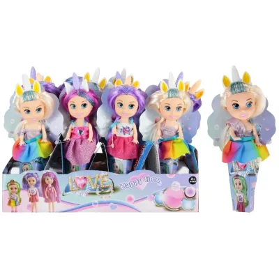 Bábika jednorožec 13cm