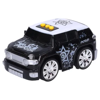 Športové auto na batérie 15cm - čierna