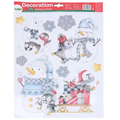 Vianočná nálepka na okno 29x41cm
