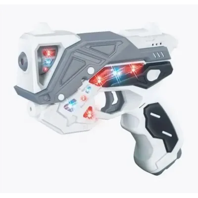 Pištoľ s efektmi a projekciou 15cm - čierna