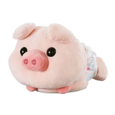 Prasiatko opakujúce a jazdiace s efektmi 20cm