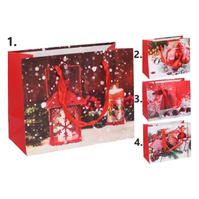 Vianočná darčeková taška 23x18x10cm - 2