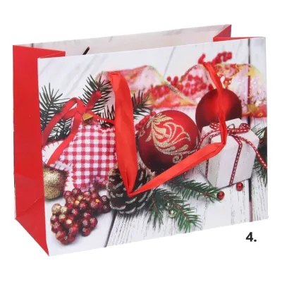 Vianočná darčeková taška 23x18x10cm - 2