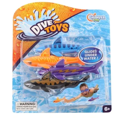 Žralok na potápanie 4ks