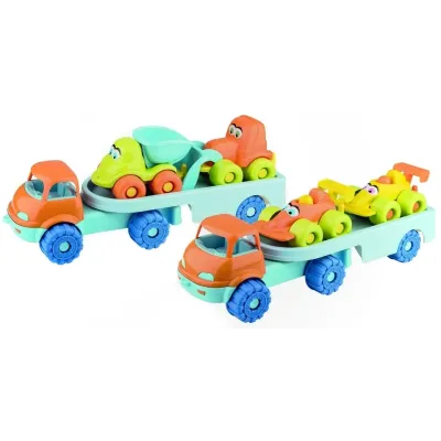 Androni Kamion transporter + 2 autá 53cm - pretekárske