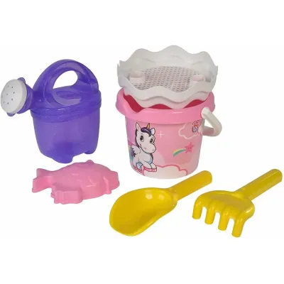 Androni Kýblik do piesku set jednorožec 6ks 28cm