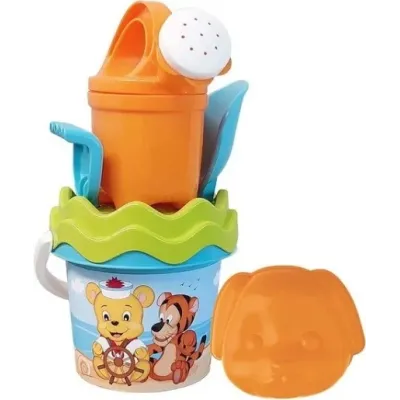 Androni Sada do piesku Medveď a tiger 6ks