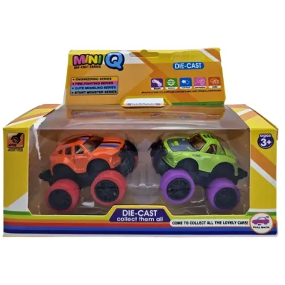 Auto kovové na spätné natiahnutie 2ks 6,2cm