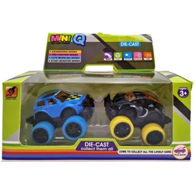 Auto kovové na spätné natiahnutie 2ks 6,2cm