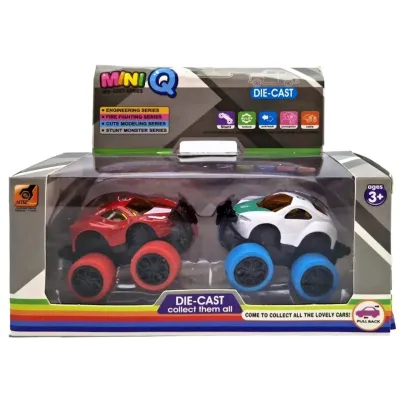 Auto kovové na spätné natiahnutie 2ks 6,2cm