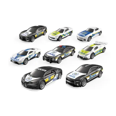 Auto polícia 4ks 7cm