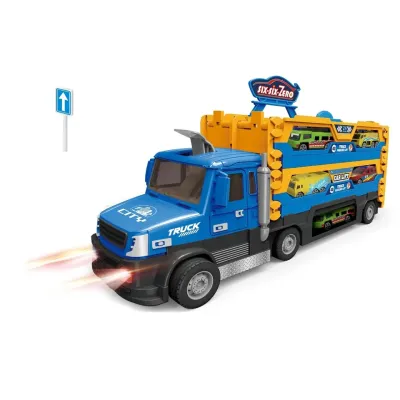 Auto ťahač s vystreľovacou dráhou 140cm 2v1