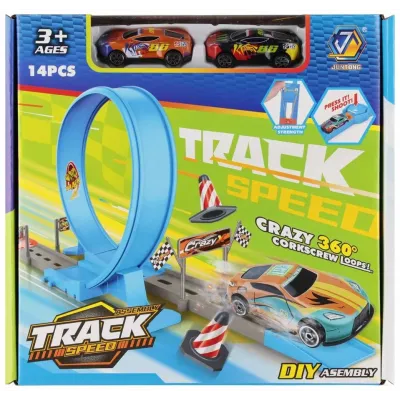 Autodráha vystreľovacia s 2autami