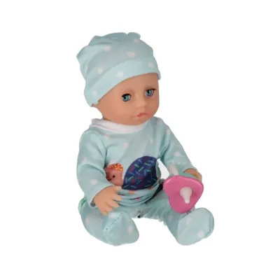 Bábätko s príslušenstvom modré 17cm