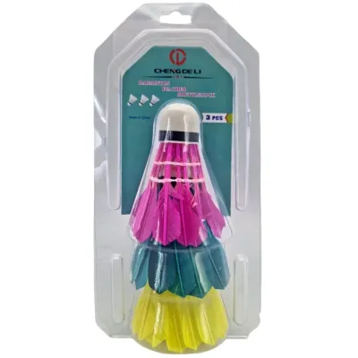 Badmintonové košíky farebné 3ks