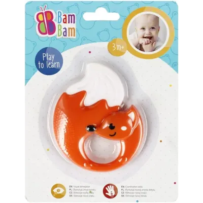 BamBam Hrkálka/hrýzatko líška 10cm