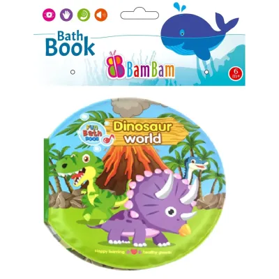 BamBam Mäkká knižka pískacia dino svet 14x13cm
