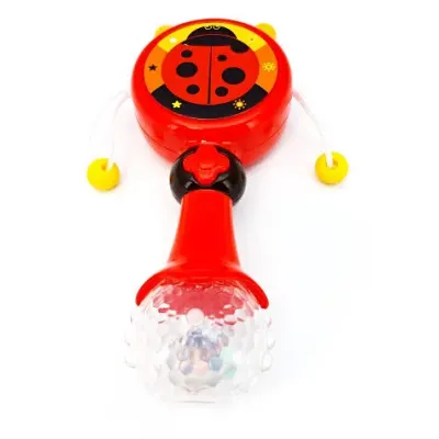 Bubon s hrkálkou a efektmi 17cm - lienka