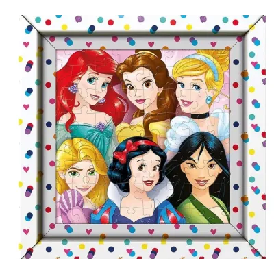 Clementoni puzzle s rámom 60ks Princezné