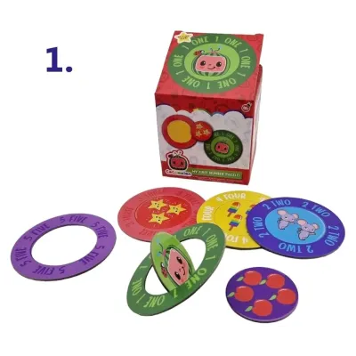 Cocomelon Moje prvé puzzle 10x10cm - 1–kružky