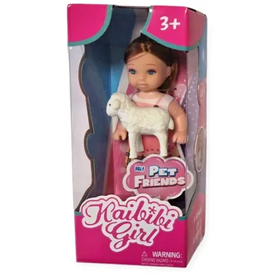 Dievčatko so zvieratkom 12cm - zajac