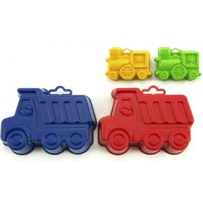 Formička do piesku vláčik 13cm - žltá