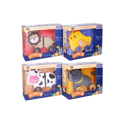 Hrkálka zvieratko 19cm - kravička