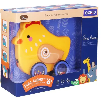 Hrkálka zvieratko 19cm - kravička