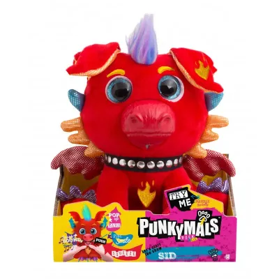 Interaktívne plyšové zvieratko Punkymals Sid 19cm