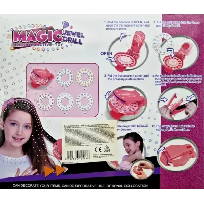 Korálky do vlasov so strojčekom