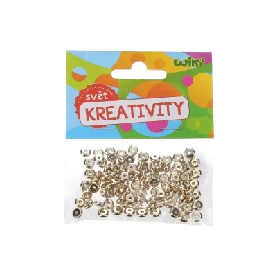 Korálky zlaté 5x2mm,100ks